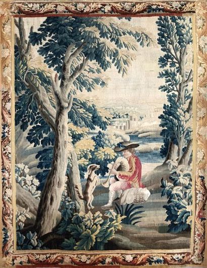 AUBUSSON
Piper and his dog in a landscape....