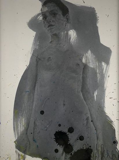 null Philippe PASQUA (1965)
Anne.
Mixed technique signed lower right.
40 x 30 cm