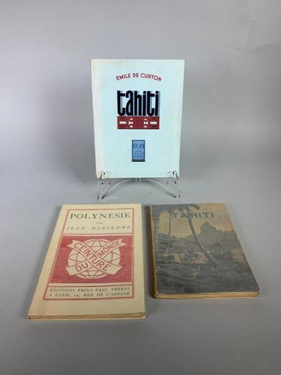Lot de trois livres : Jean d’ORSENNE, Polynésie,...