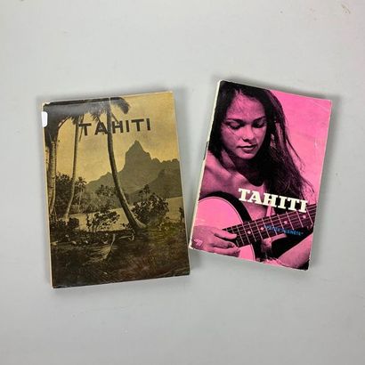 null Lot de 2 livres : 
L. GAUTHIER, Tahiti, texte et photographies de l’auteur,...