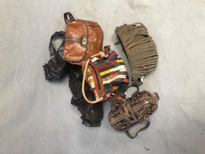 null 6 BAGS: IKKS, CHERRY TIME, FOSSIL, 2 GERARD DAREL, GUESS
