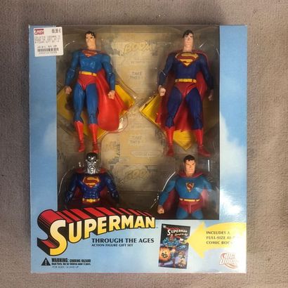 null COFFRET SUPERMAN THROUGH THE AGES - FIGURINES