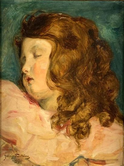 Jenny Maria FONTAINE (1862-1938) Portrait...