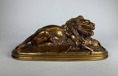 Antoine-Louis BARYE (1795-1875)
Lion dévorant...