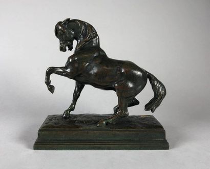 Antoine-Louis BARYE (1795-1875) Cheval turc...