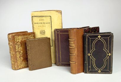 ÉDITIONS DIVERSES. 6 volumes in-64 ou in-32,...