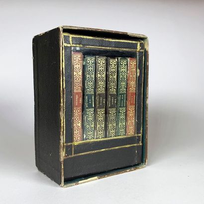null SMALL YOUTH LIBRARY. Paris, Marcilly, n.d. (ca. 1830). 6 volumes in-16 (8.2...