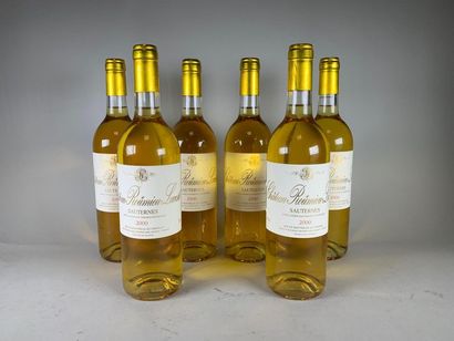 null Six bouteilles de Château Roûmieu-Lacoste, Sauternes 2000
