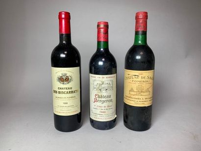 null Lot d'une bouteille de Château de Sales Pomerol 1981, d'une bouteille de Château...