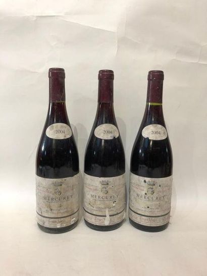 Trois bouteilles de Mercurey, marquis de...