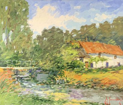 null Guy LEGENDRE (1946)

Le vieux moulin picard.

Huile sur toile signée en bas...