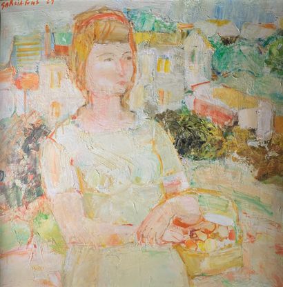 null Georges Garcia FONS (1928)

La femme au panier, 1967.

Huile sur toile signée...