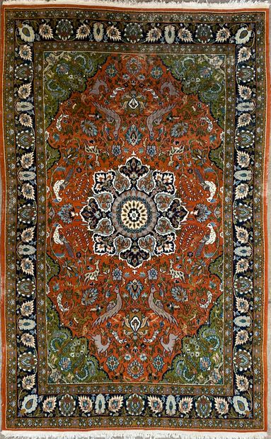 null Fin Penjab (Inde) vers 1975

(Usures).

225 x 139 cm²