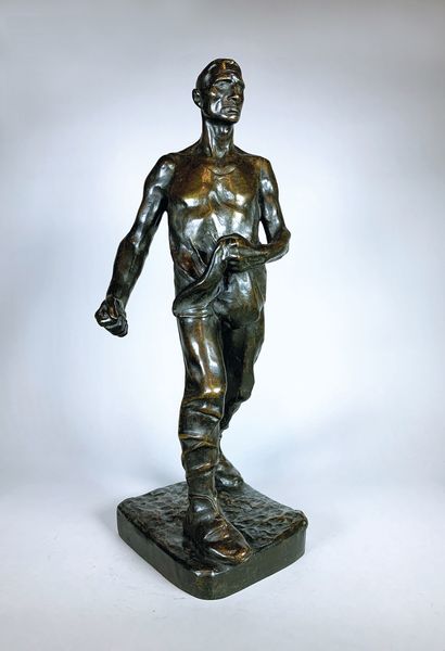 null Constantin Emile MEUNIER (1831-1905)

Le semeur.

Importante épreuve en bronze...