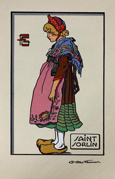 null 
Georges GÉO-FOURRIER (1898-1966)
Eighteen prints printed in colour, thirteen...