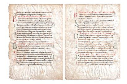 null Fragment d’un collectaire carolingien, seconde moitié du IXe s

Feuillet manuscrit...