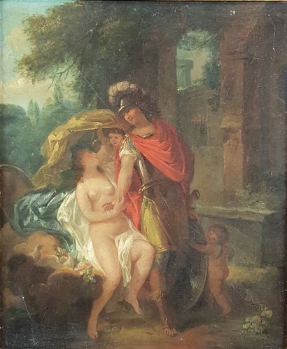 null Ecole française du XVIIIe siècle

Renaud et Armide.

Huile sur toile.

28 x...
