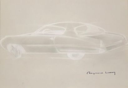 null Raymond LOEWY (1893-1986)

Etude de coupé.

Mine de plomb et gouache blanche...