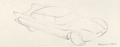 null Raymond LOEWY (1893-1986)

Etude de coupé.

Crayon noir sur papier signé en...