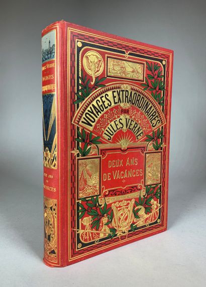 null Jules VERNE, Voyages extraordinaires, Deux ans de vacances, collection Hetzel,...