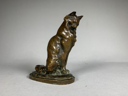null Thomas François CARTIER (1879-1943)

Chat angora.

Epreuve en bronze à belle...