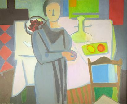 null Roger DÉRIEUX (1922-2015)

"La femme en robe grise", 1954. 

Huile sur toile...