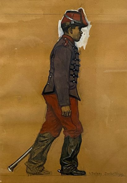 null Henri BELLERY-DESFONTAINES (1867-1909)

Soldat.

Dessin signé en bas à droite.

Vue...