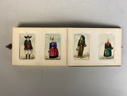 null Ecole du XIXe siècle

Albums de cinquante-quatre aquarelles monogrammées JM...