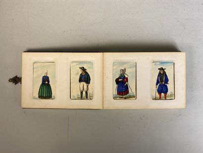 null Ecole du XIXe siècle

Albums de cinquante-quatre aquarelles monogrammées JM...