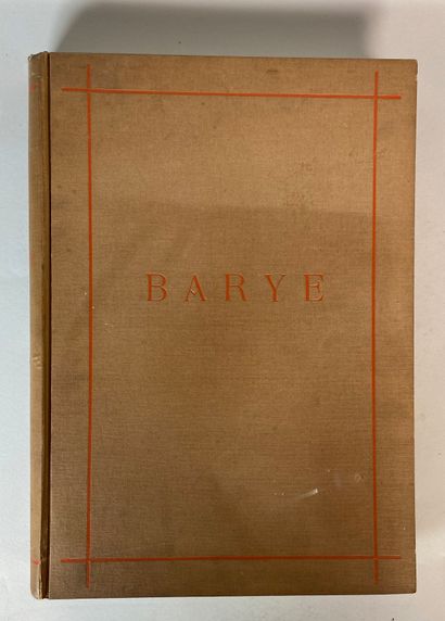 null Roger BALLU, L'œuvre de BARYE, Paris, Maison Quantin, 1890.
