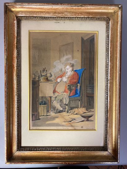 null Ensemble de quatre caricatures :

- Philibert-Louis DEBUCOURT (1755-1832). Deux...
