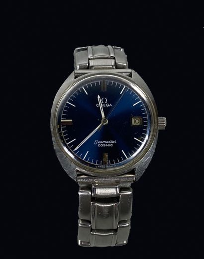 null OMEGA

Montre bracelet d'homme modèle Seamaster Cosmic en acier, le cadran bleu...
