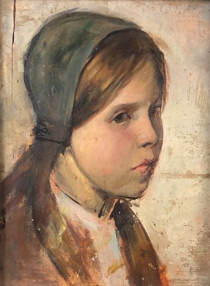 William FERON (1858-1894)

Portrait de jeune...