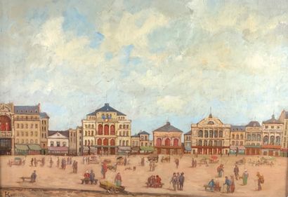 null H. COLLINET (20th century)

On the square.

Oil on canvas signed lower left.

38,5...