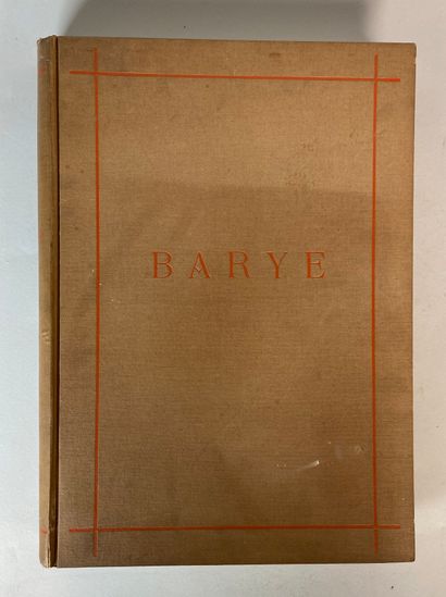null Roger BALLU, The work of BARYE, Paris, Maison Quantin, 1890.