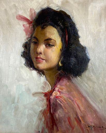 null Richard DURANDO TOGO (1910-?)

Portrait de femme.

Huile sur toile signée en...