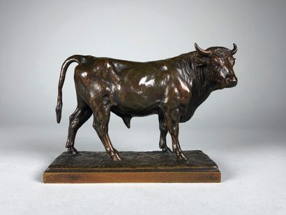 null Isidore BONHEUR (1827-1901)

Taureau tête tournée.

Epreuve en bronze à patine...