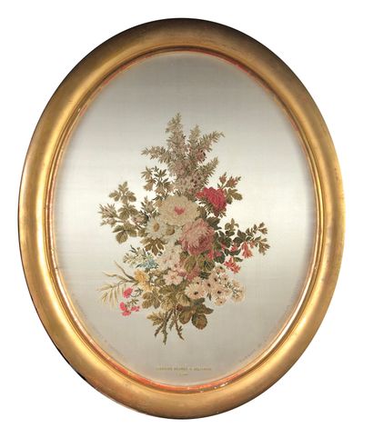 null GODEMART MEYNIER et DELACROIX

Broderie sur soie figurant un bouquet de fleurs...