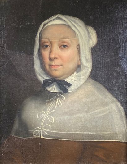 null Attributed to Wallerand VAILLANT (1623-1677)

Portrait of a woman with a white...