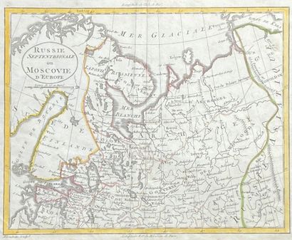 Carte de la Russie septentrionale ou Moscovie...