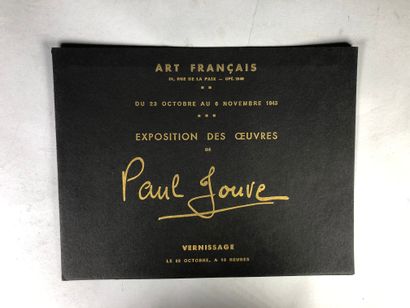 null Paul JOUVE (1878-1973) 

Panthère noire.

Lithographie originale faite spécialement...