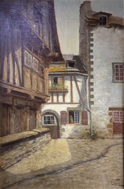 null Louis NOËL (1824-1904)

Half-timbered houses.

Oil on canvas signed lower right.

65...