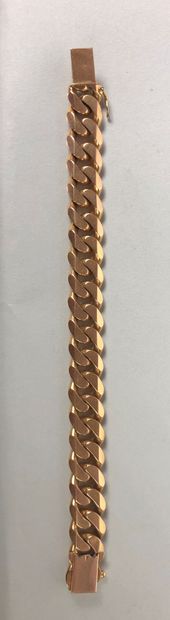 null Bracelet en or jaune 18K (750°/°°) à maille gourmette.

Long. : 20 cm - Poids...