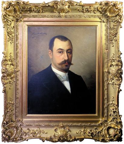 null Alfred Arthur BRUNEL DE NEUVILLE (1852-1941)

Portrait d'homme.

Huile sur toile...