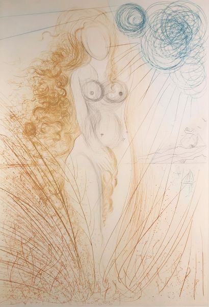 null Salvador DALI (1904-1989)

La naissance de Vénus.

Pointe sèche signée en bas...