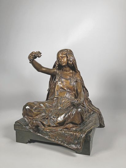 null Louis Ernest BARRIAS (1841-1905)

Jeune fille de Bou-Saâda.

Epreuve en bronze...