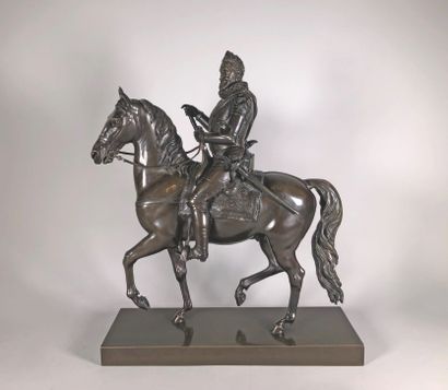 null Frédéric François LEMOT (1771-1827) (D'après)

Henri IV à cheval.

Très belle...