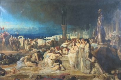 null Robert TONY FLEURY (1837-1912) (Attributed to)

The last day of Corinth.

Oil...