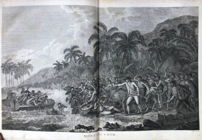 null Lot de deux livres :

- COOK, Cartes et figures du troisième voyage, Paris,...