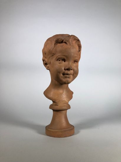 null Ecole du début du XXe siècle
Portrait d'enfant, 1905.
Sculpture originale en...
